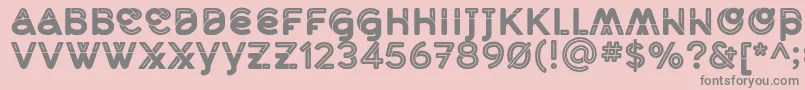 More about MidcaseBlackline Font MidcaseBlackline Font – Gray Fonts on Pink Background
