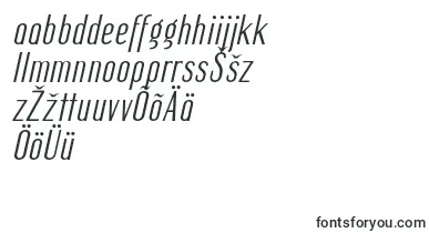 MagerItalic font – estonian Fonts