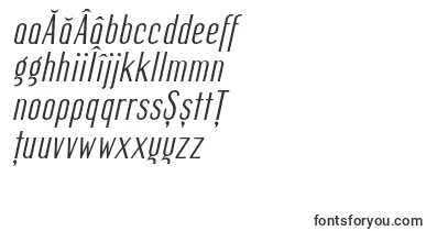 MagerItalic font – romanian Fonts