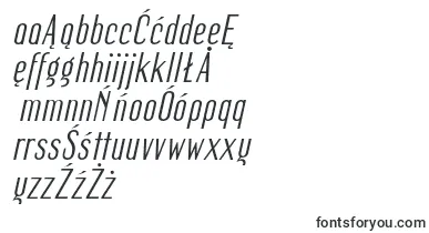MagerItalic font – polish Fonts