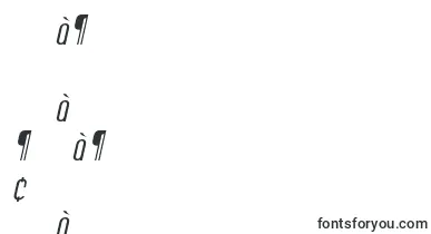 MagerItalic font – sinhalese Fonts