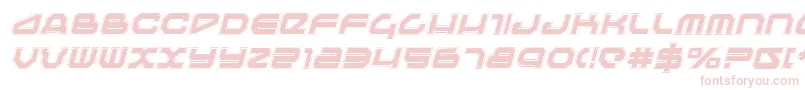 TravelerProItalic Font – Pink Fonts on White Background
