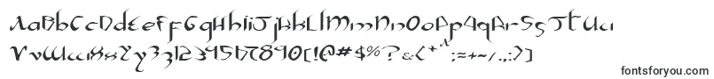 XaphanIiExpanded-fontti – Alkavat X:lla olevat fontit