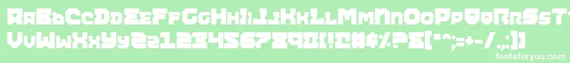 AiracobraExtraBold Font – White Fonts on Green Background