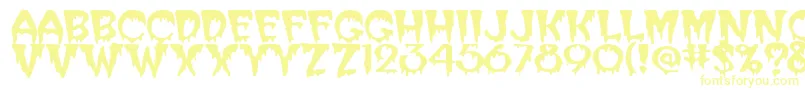 SanasoftCreeper.Kz-Schriftart – Gelbe Schriften