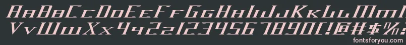 Darkwv2ei Font – Pink Fonts on Black Background