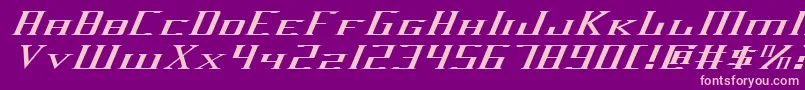 Darkwv2ei Font – Pink Fonts on Purple Background