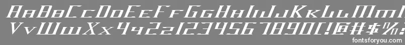 Darkwv2ei Font – White Fonts on Gray Background