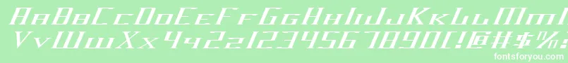 Darkwv2ei Font – White Fonts on Green Background