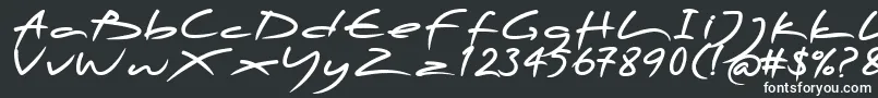 PfscandalproDisplayblack Font – White Fonts on Black Background