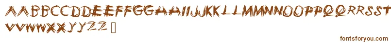 Sketchie Font – Brown Fonts on White Background