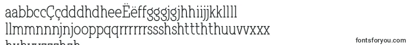 Czcionka QlarendonCondensed – czcionki n'yanja
