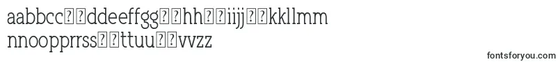 QlarendonCondensed-Schriftart – esperanto Schriften