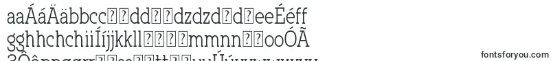 fuente QlarendonCondensed – Fuentes eslovacas
