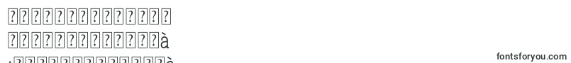 Czcionka QlarendonCondensed – nepalskie czcionki