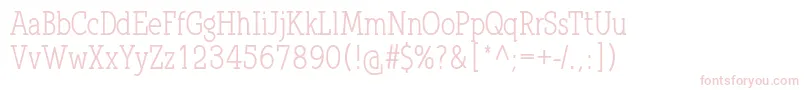 QlarendonCondensed Font – Pink Fonts