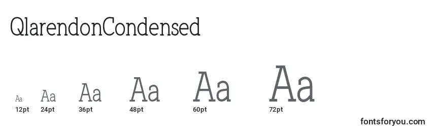 QlarendonCondensed Font Sizes