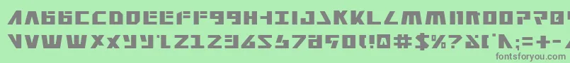 Falconhead Font – Gray Fonts on Green Background