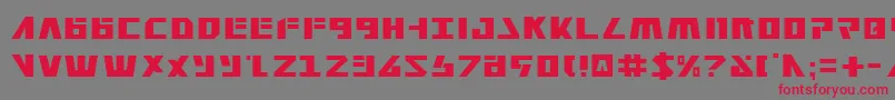 Falconhead Font – Red Fonts on Gray Background