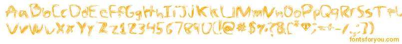 フォントTheSpaz – オレンジのフォント