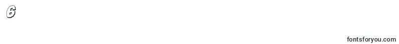 Terrorbabble3Dital-Schriftart – Schriften für die Ziffer 6