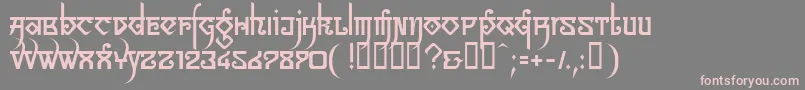 More about LinotypeSansara Font LinotypeSansara Font – Pink Fonts on Gray Background