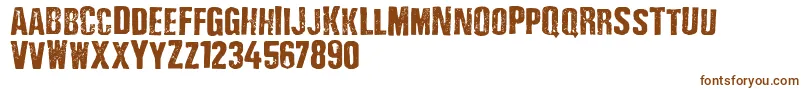 Depressionist3Revisited2010-Schriftart – Braune Schriften