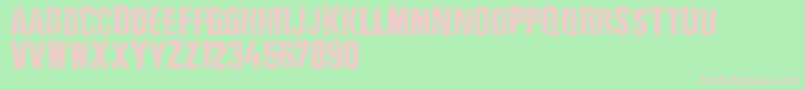 Depressionist3Revisited2010 Font – Pink Fonts on Green Background