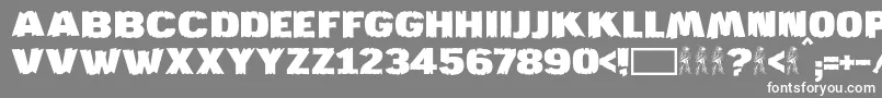 JmhKatan Font – White Fonts on Gray Background