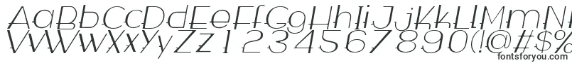 Шрифт Wabeco Thinitalic – шрифты, начинающиеся на W