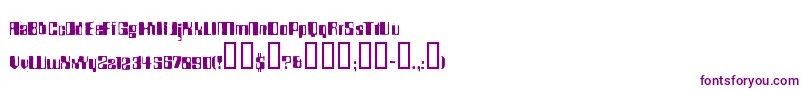 Bdrocket Font – Purple Fonts on White Background