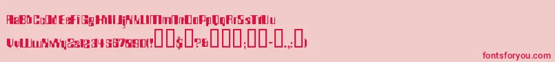fuente Bdrocket – Fuentes Rojas Sobre Fondo Rosa