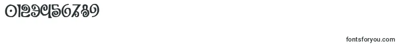 フォントTheShireBoldCondensed – 数字と数値のためのフォント