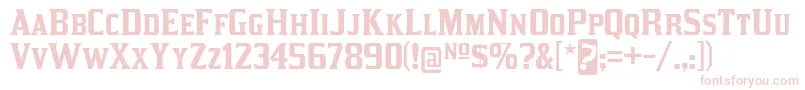 KirstyRg Font – Pink Fonts on White Background