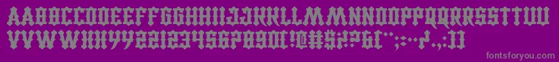 Más sobre la fuente CarnivalTrash fuente CarnivalTrash – Fuentes Grises Sobre Fondo Morado