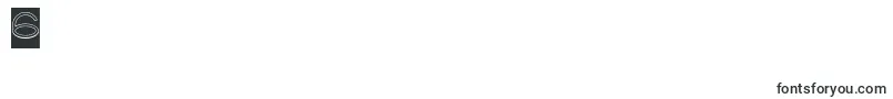 フォントElementaryHollowInverse – フォント数字6