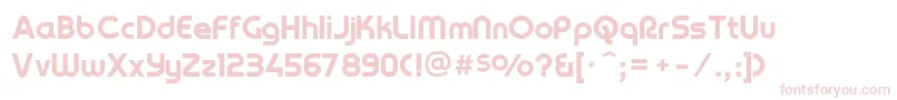 Yagiuhfno2 Font – Pink Fonts on White Background