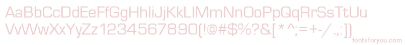 Eurostar Font – Pink Fonts on White Background