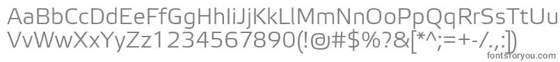 ElektraLightPro Font – Gray Fonts on White Background