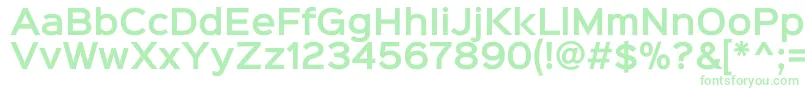 Sinkinsans600semibold-Schriftart – Grüne Schriften auf weißem Hintergrund