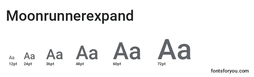 Moonrunnerexpand Font Sizes