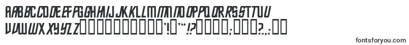 Trekkiesansssk-fontti – mustat fontit valkoisella taustalla