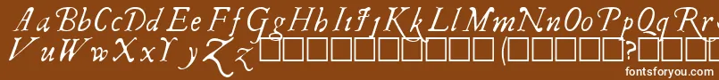 More about IRegular Font IRegular Font – White Fonts on Brown Background