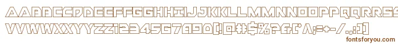 Шрифт Libertyislandout – коричневые шрифты