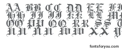Шрифт TraditionalGothic17thC