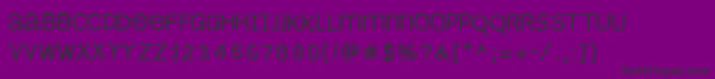 Monomouse Font – Black Fonts on Purple Background