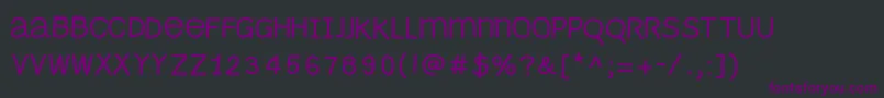 Monomouse Font – Purple Fonts on Black Background