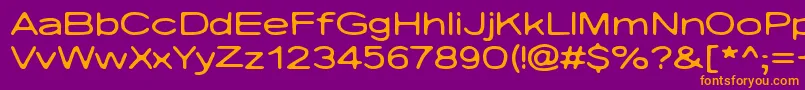 NicotineLove Font – Orange Fonts on Purple Background