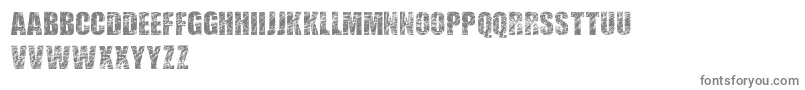 Czcionka ScratchedLetters – szare czcionki