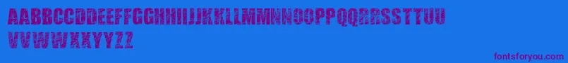ScratchedLetters-fontti – violetit fontit sinisellä taustalla